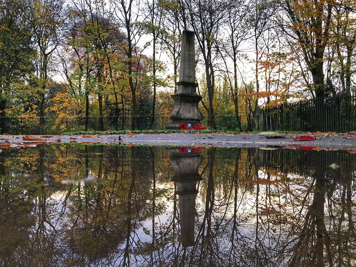 'Calming reflections at the Scout memorial' (November 2018)